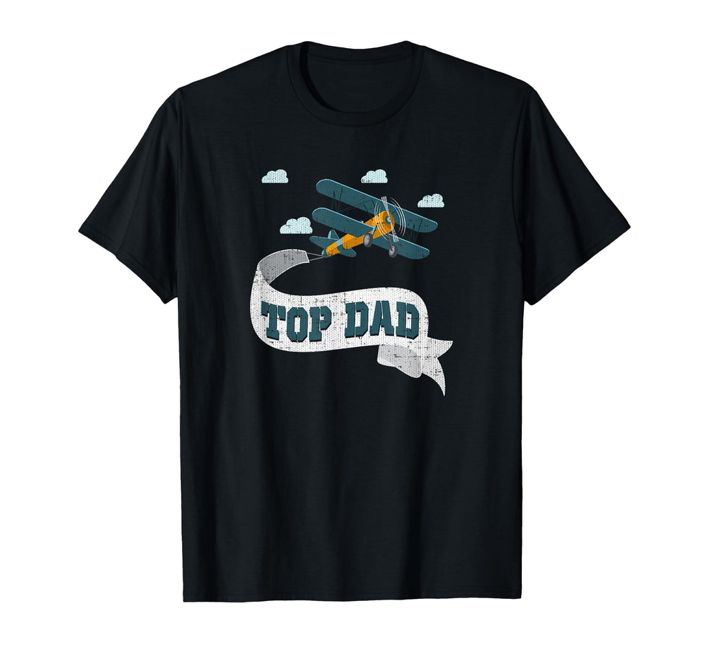 Dad Fathers Day Airplane Pilot Or T-Shirt - Trendy Graphic Men Women - T-Shirt, Sweatshirt, Hoodie