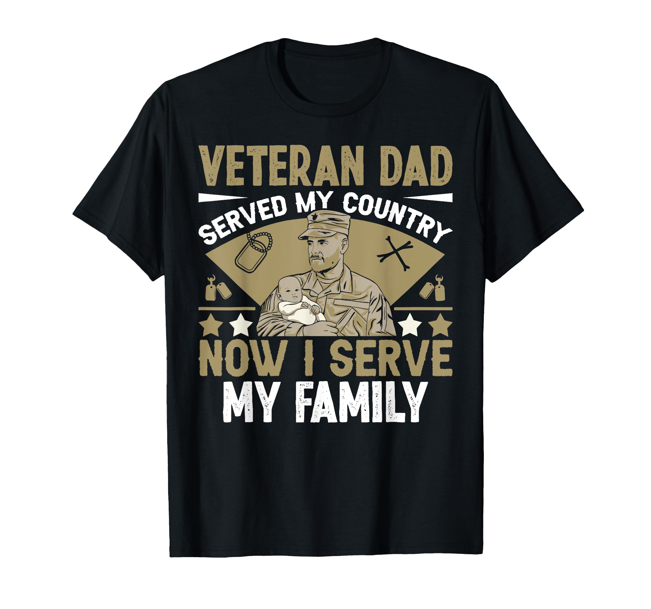 Served My Country Now I Serve My T-Shirt - Trendy Graphic for Adults - T-Shirt, Sweatshirt, Hoodie
