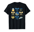 Nba Golden State Warriors Bow Grid T-Shirt - Fun Novelty Design for Adults - T-Shirt, Sweatshirt, Hoodie