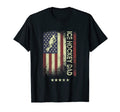 Usa American Flag Ice Hockey Dad T-Shirt - Novelty Apparel Unisex - T-Shirt, Sweatshirt, Hoodie