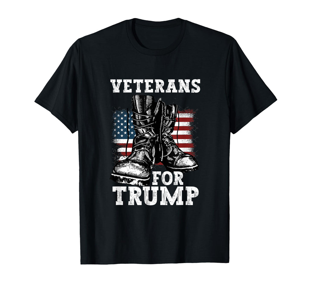 Veterans Trump 2024 American Flag T-Shirt - Novelty Apparel Men Women - T-Shirt, Sweatshirt, Hoodie