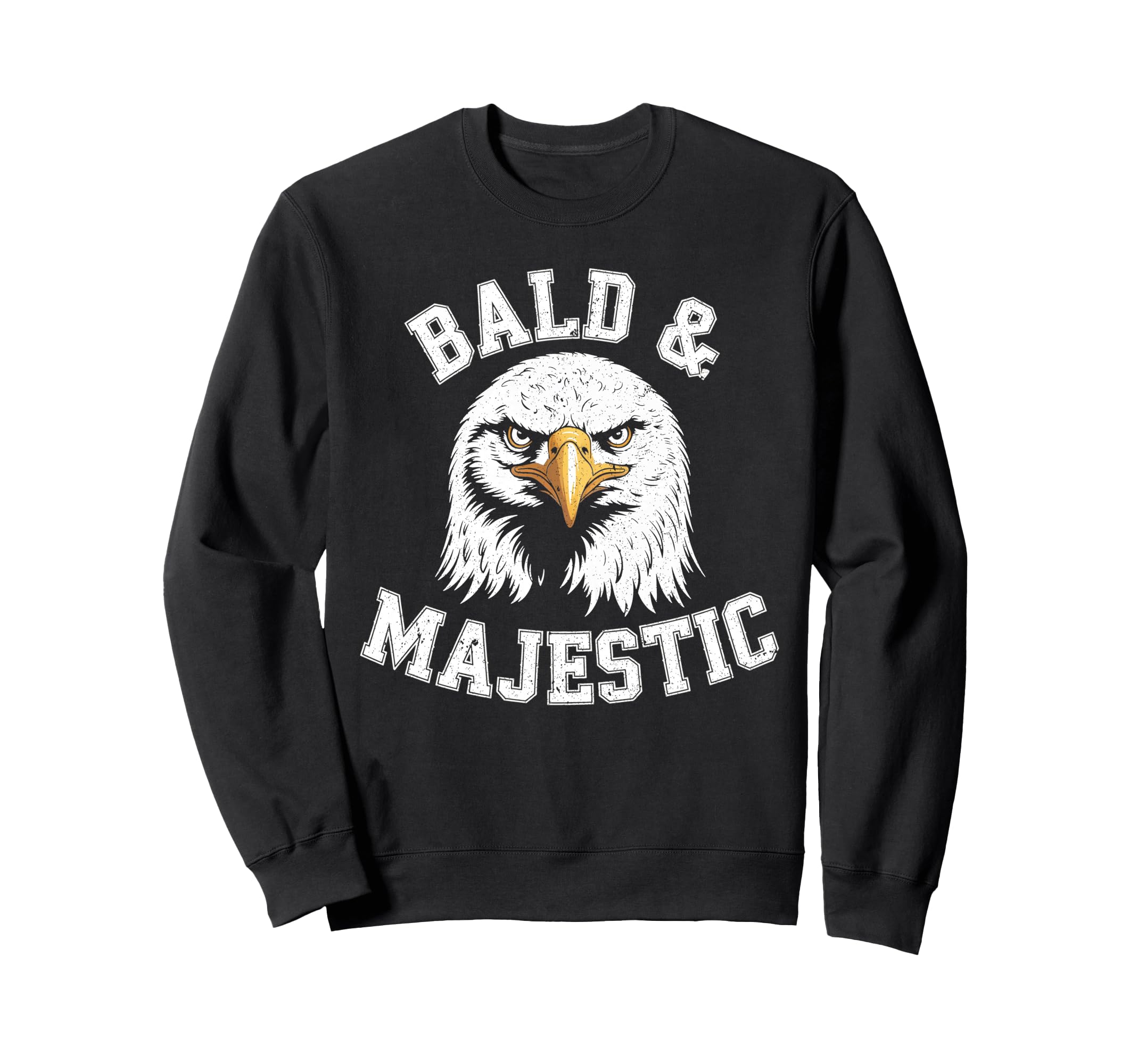 Bald Majestic Sexy Bald Guy Funny Sweatshirt - Novelty Apparel Men Women - T-Shirt, Sweatshirt, Hoodie