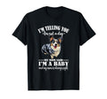 Funny Mom Says Im Welsh Blue Merle Corgi T-Shirt - Unique Graphic Unisex - T-Shirt, Sweatshirt, Hoodie