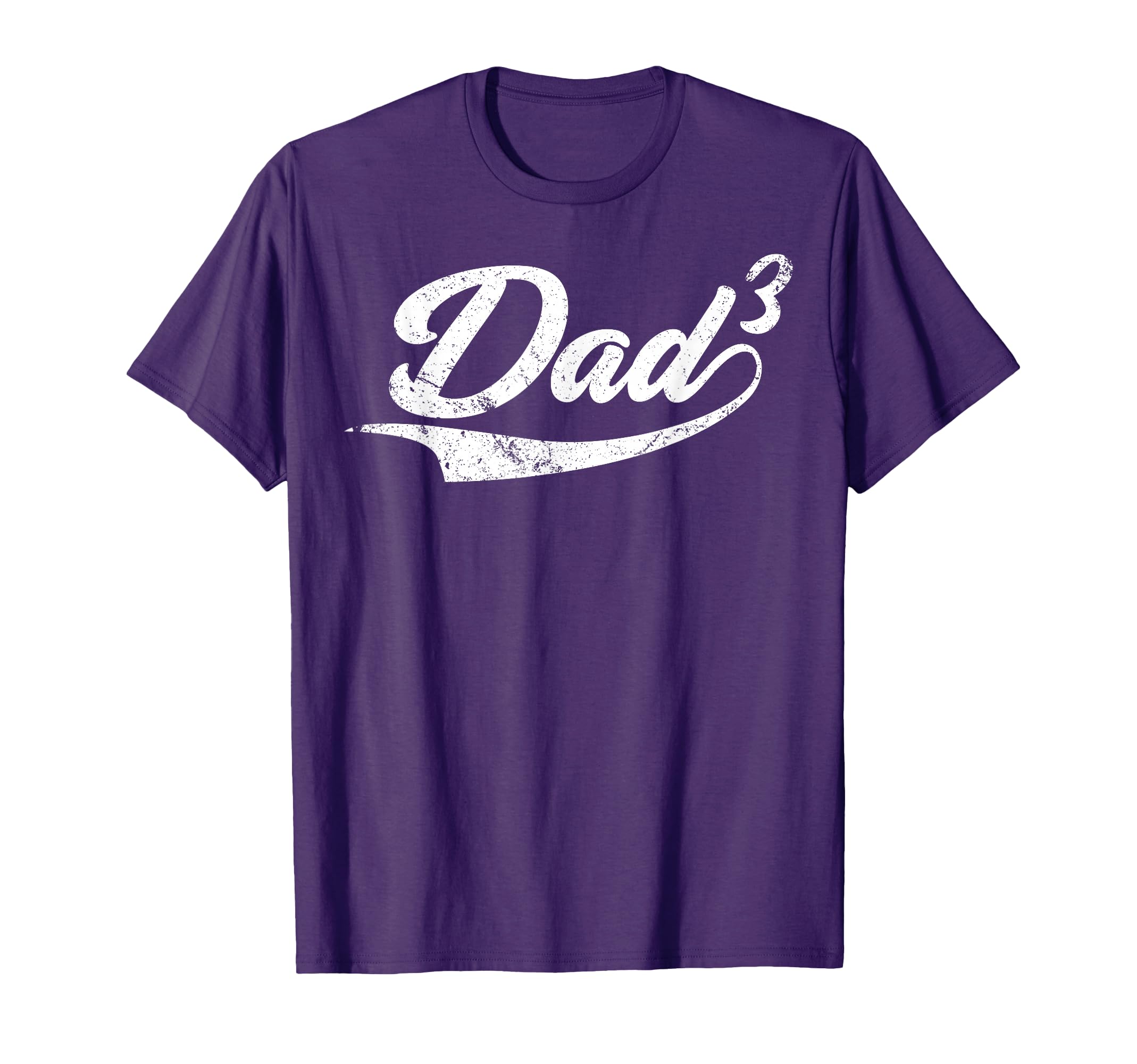 Dad Cubed Daddy Three Children T-Shirt - Aesthetic Graphic Unisex - T-Shirt, Sweatshirt, Hoodie