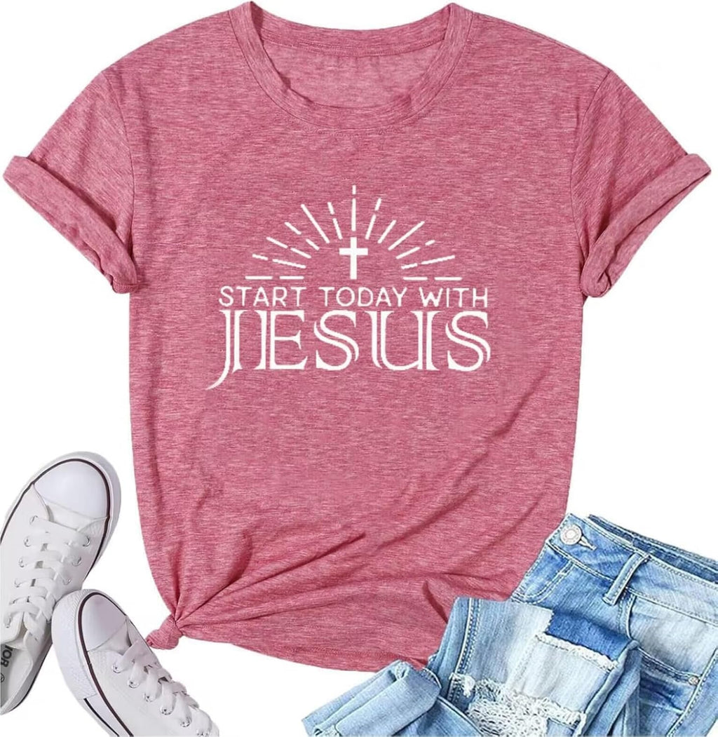 Womens Jesus Cross Graphic Bible Verse Christian - Adult & Kids T-Shirts, Sweatshirts & Hoodies apparel design preview 1