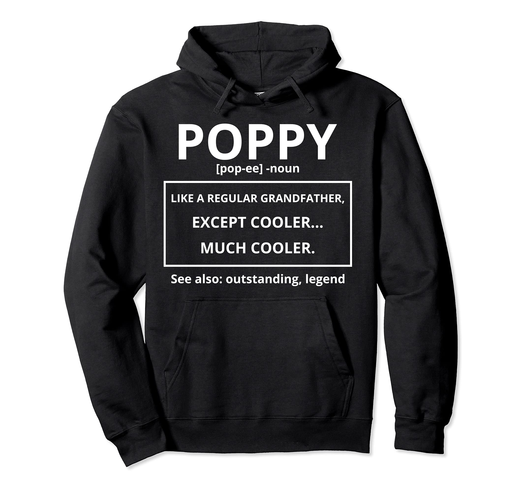 Grandpa Fathers Day Poppy Grandpa Hoodie - Streetwear Style Unisex - T-Shirt, Sweatshirt, Hoodie
