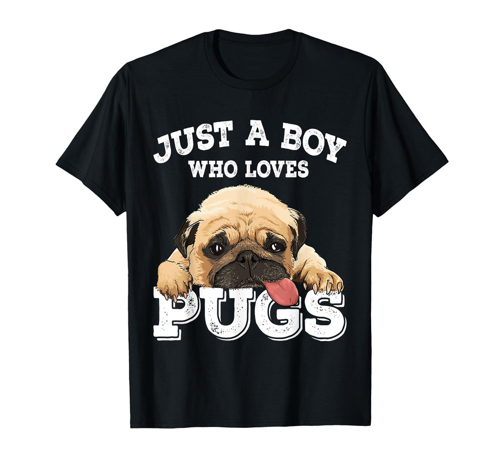 Just Who Loves Pugs Funny Pug Lover Gift T-Shirt - Aesthetic Graphic Unisex - T-Shirt, Sweatshirt, Hoodie