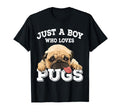 Just Who Loves Pugs Funny Pug Lover Gift T-Shirt - Aesthetic Graphic Unisex - T-Shirt, Sweatshirt, Hoodie