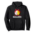 Busy Raising Ballers Mom Mother Baseball Hoodie - Minimalist Print Unisex - T-Shirt, Sweatshirt, Hoodie