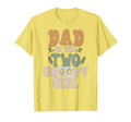Dad Daddy Second Birthday Two Groovy T-Shirt - Trendy Graphic Unisex - T-Shirt, Sweatshirt, Hoodie