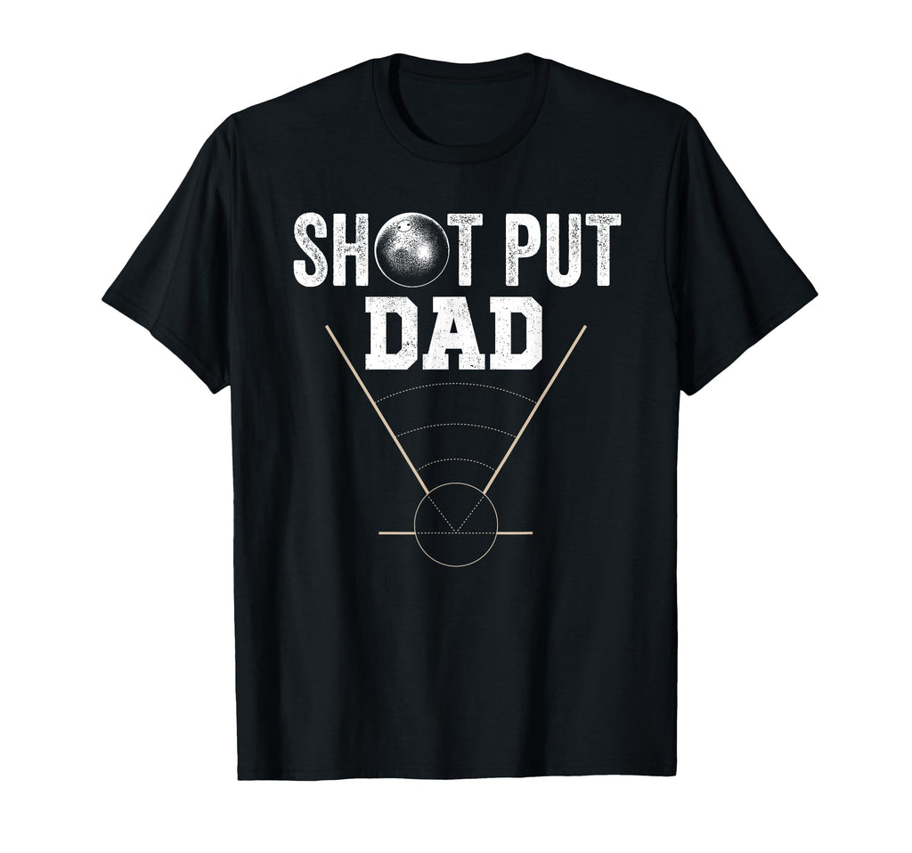 Shot Put Dad Athlete Track And Field T-Shirt - Minimalist Print Men Women - T-Shirt, Sweatshirt, Hoodie
