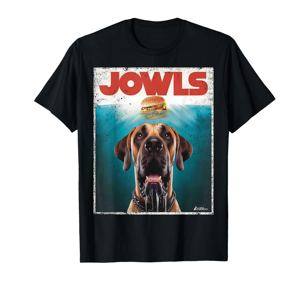 Funny Great Dane Jowls Fawn Natural T-Shirt - Minimalist Print for Adults - T-Shirt, Sweatshirt, Hoodie