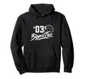 Number 03S Biggest Fan Soccer Player Mom Hoodie - Graphic Print for Adults - T-Shirt, Sweatshirt, Hoodie
