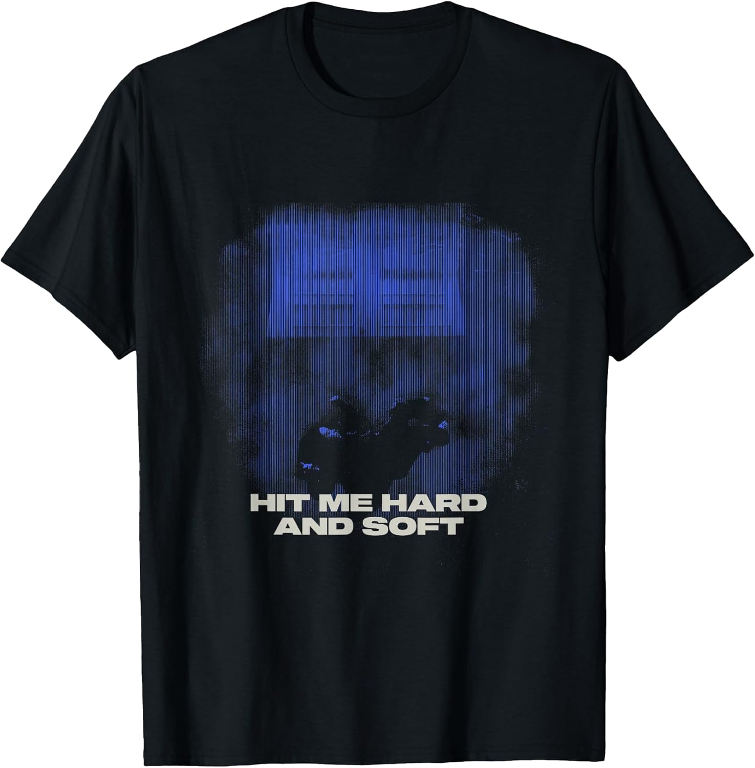 Official Billie Eilish HIT ME Hard and Soft Blue - Adult & Kids T-Shirts, Sweatshirts & Hoodies apparel design preview 1