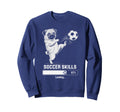 Funny Soccer Pug Skills Loading Dog Sweatshirt - Trendy Graphic for Adults - T-Shirt, Sweatshirt, Hoodie