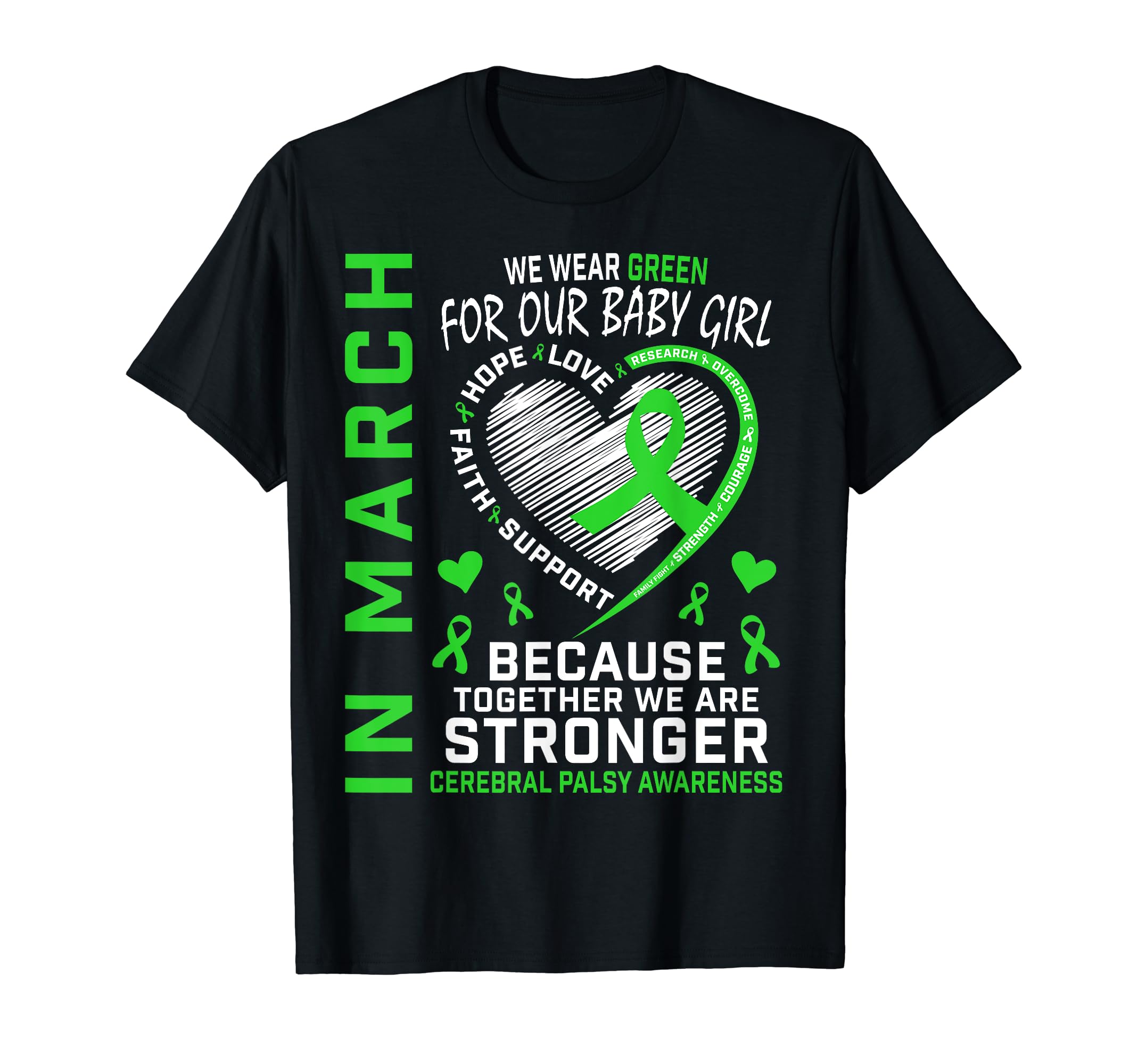 Daughter Cerebral Palsy T-Shirt - Casual Everyday Wear for Adults - T-Shirt, Sweatshirt, Hoodie