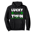 Lucky To Be Twin Dad Gift I Father St Hoodie - Casual Everyday Wear Unisex - T-Shirt, Sweatshirt, Hoodie