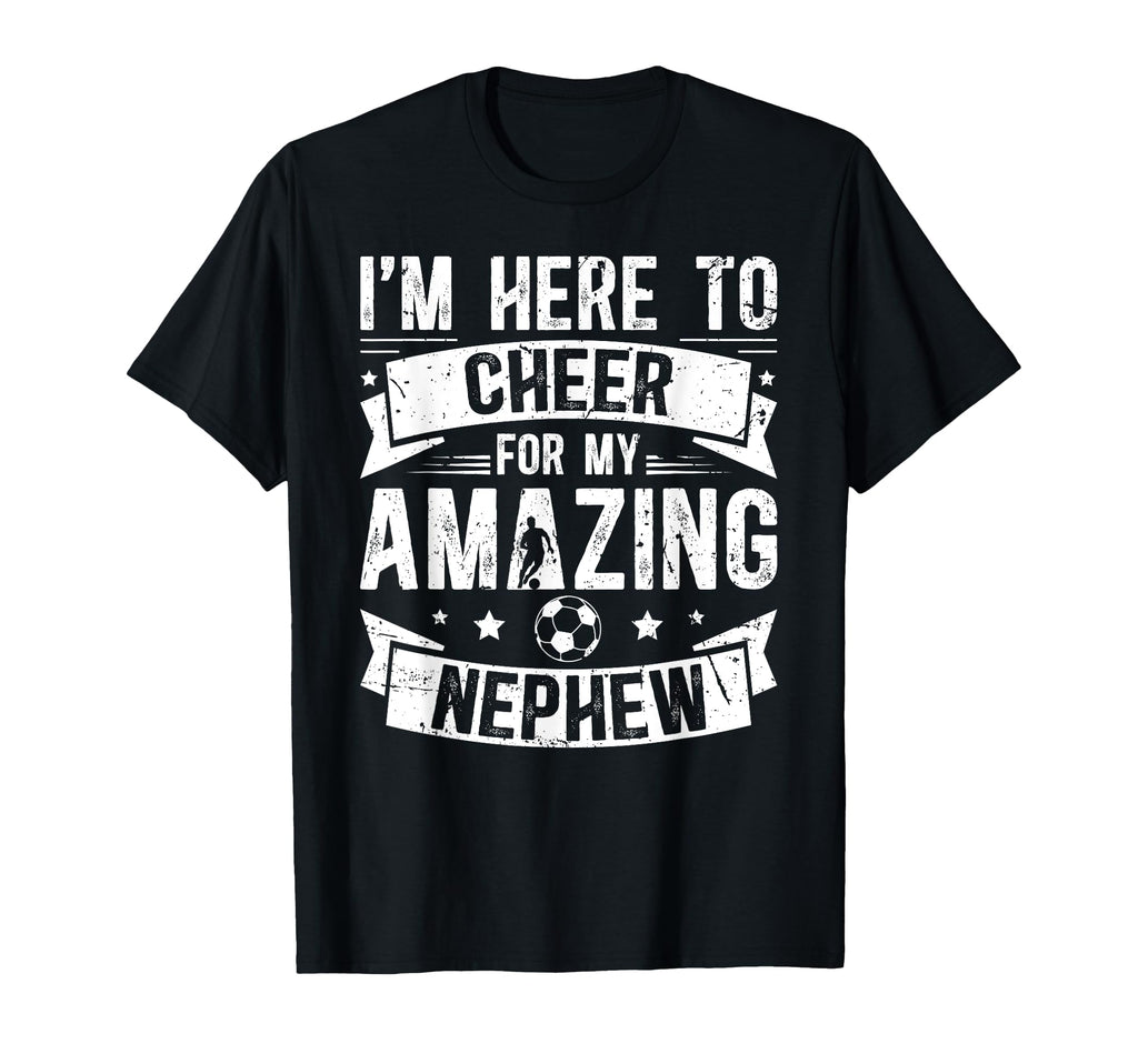 My Amazing Nephew Soccer Uncle Soccer T-Shirt - Custom Art Print Men Women - T-Shirt, Sweatshirt, Hoodie