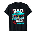 Dad Lab Assistant Mad Scientist Party T-Shirt - Custom Art Print Unisex - T-Shirt, Sweatshirt, Hoodie