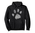 Dog Lovers Dog Paw Dog Mom Dad Hoodie - Minimalist Print for Adults - T-Shirt, Sweatshirt, Hoodie