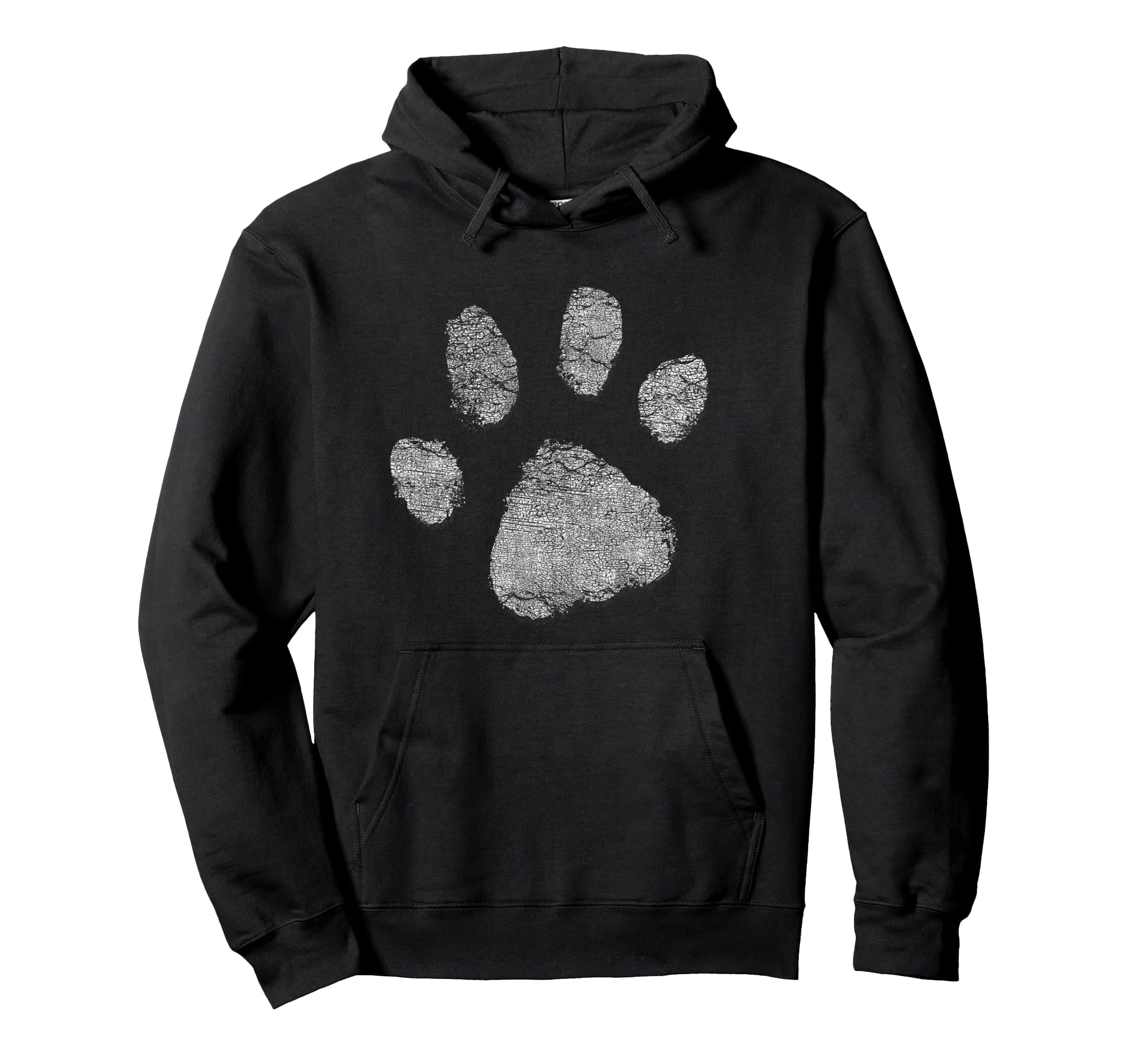 Dog Lovers Dog Paw Dog Mom Dad Hoodie - Minimalist Print for Adults - T-Shirt, Sweatshirt, Hoodie