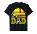Softball Dad Game Day Dad Fathers Day T-Shirt - Graphic Print Men Women - T-Shirt, Sweatshirt, Hoodie