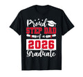 Proud Step Dad Class 2026 Graduate T-Shirt - Custom Art Print for Adults - T-Shirt, Sweatshirt, Hoodie
