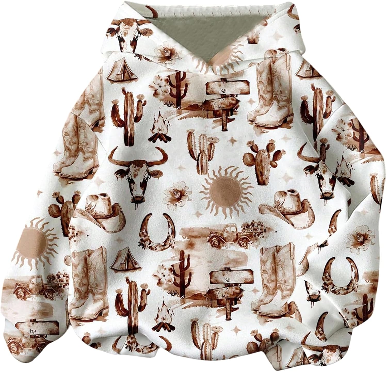Women's Cowgirls Graphic Lightweight Hooded Western - Adult & Kids T-Shirts, Sweatshirts & Hoodies apparel design preview 1