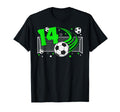 14Th Birthday Soccer 14 Year Old T-Shirt - Minimalist Print for Adults - T-Shirt, Sweatshirt, Hoodie