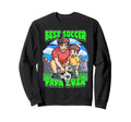 Best Soccer Papa Ever Celebrate Sweatshirt - Minimalist Print for Adults - T-Shirt, Sweatshirt, Hoodie