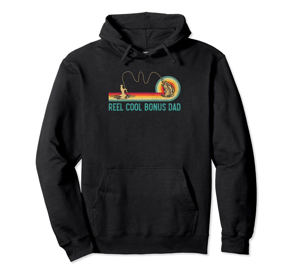 Reel Bonus Dad Fishing Funny Fisherman Hoodie - Unique Graphic Unisex - T-Shirt, Sweatshirt, Hoodie
