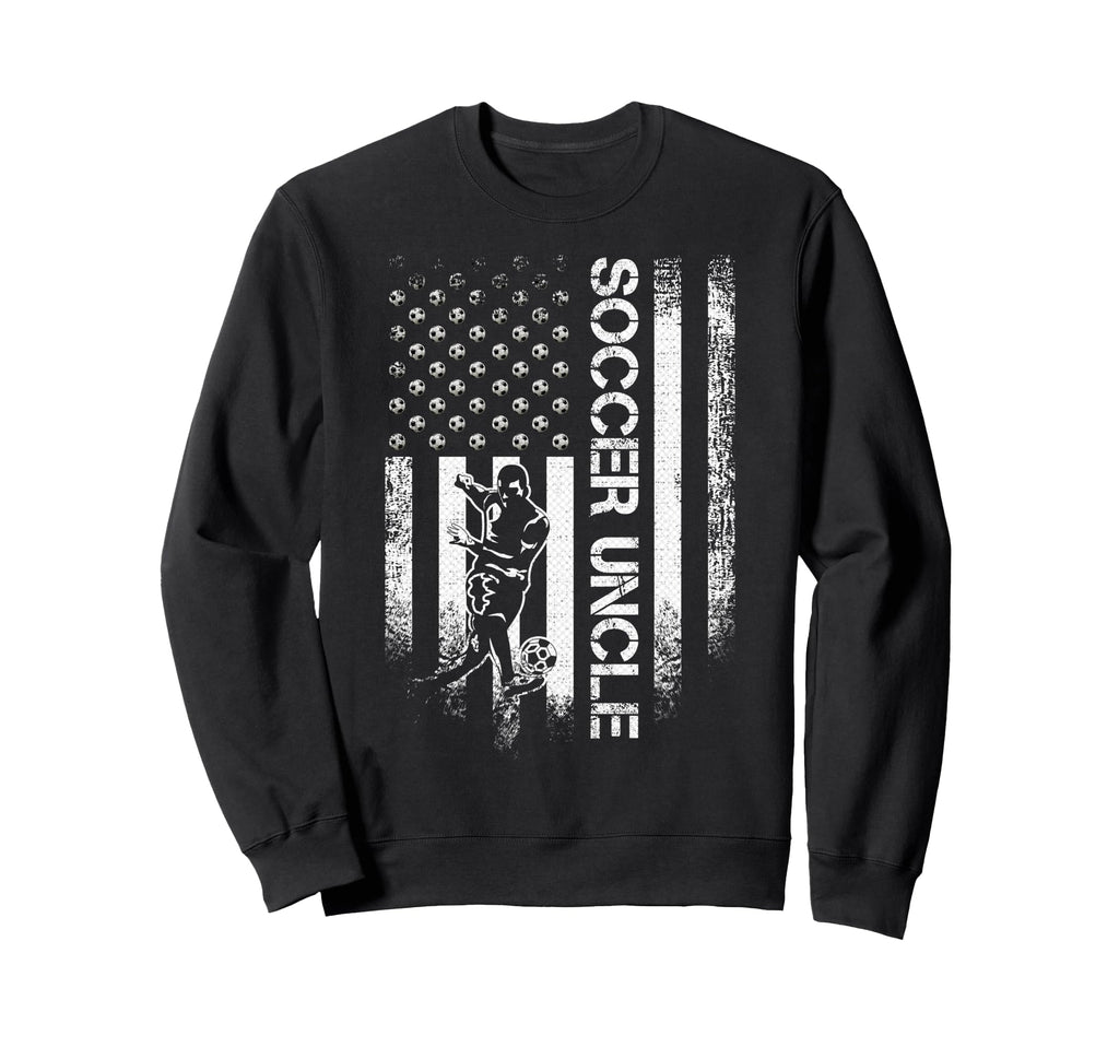 Usa American Flag Proud Soccer Sweatshirt - Fun Novelty Design for Adults - T-Shirt, Sweatshirt, Hoodie