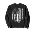 Usa American Flag Proud Soccer Sweatshirt - Fun Novelty Design for Adults - T-Shirt, Sweatshirt, Hoodie