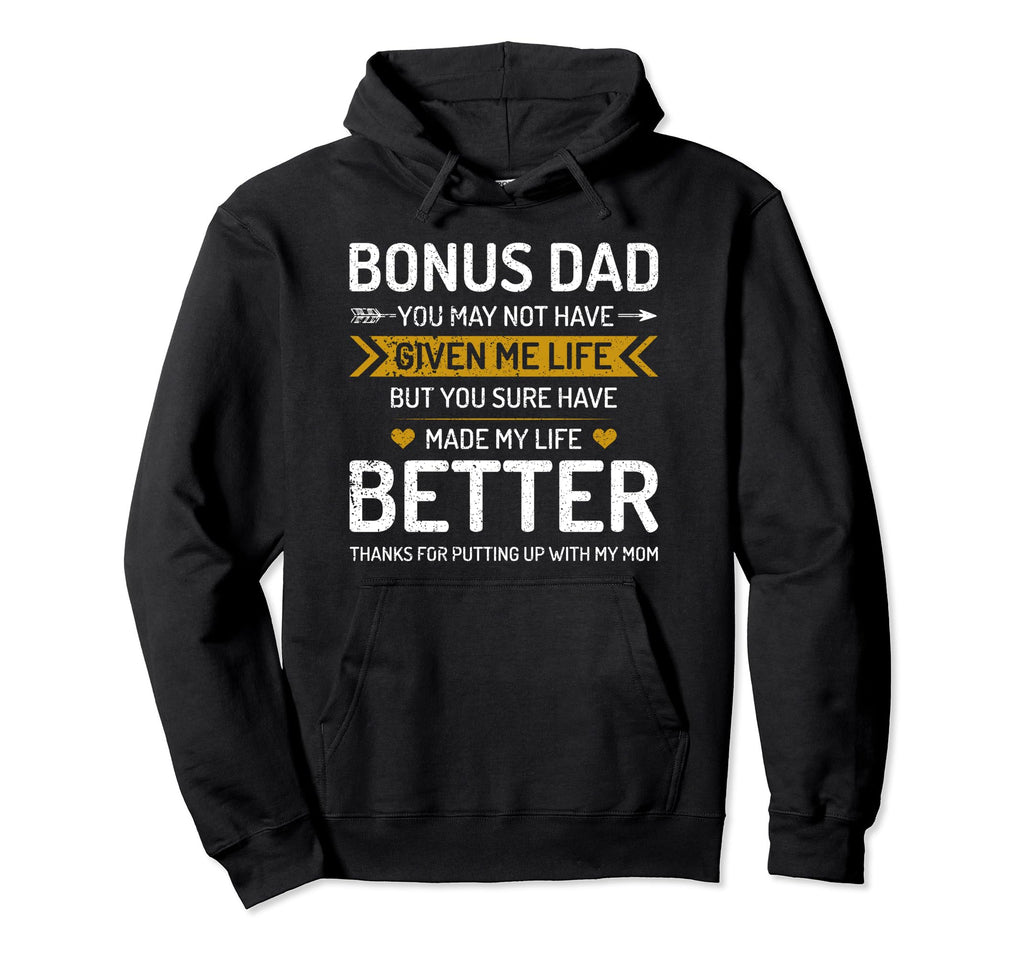 Funny Fathers Day Bonus Dad Gifts From Hoodie - Aesthetic Graphic Unisex - T-Shirt, Sweatshirt, Hoodie