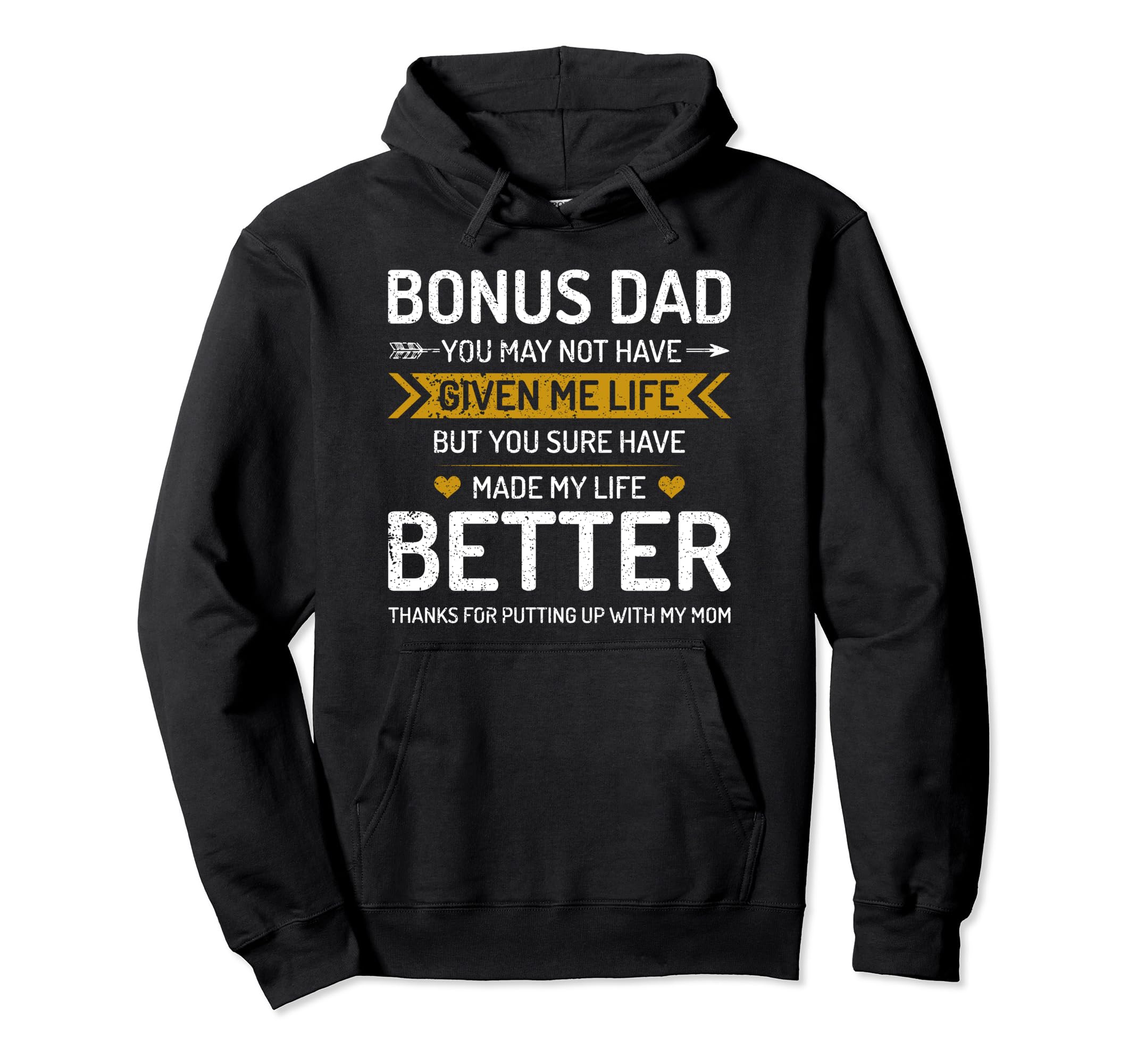Funny Fathers Day Bonus Dad Gifts From Hoodie - Aesthetic Graphic Unisex - T-Shirt, Sweatshirt, Hoodie