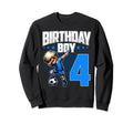 4Th Birthday Soccer Dabbing 4 Sweatshirt - Casual Everyday Wear for Adults - T-Shirt, Sweatshirt, Hoodie