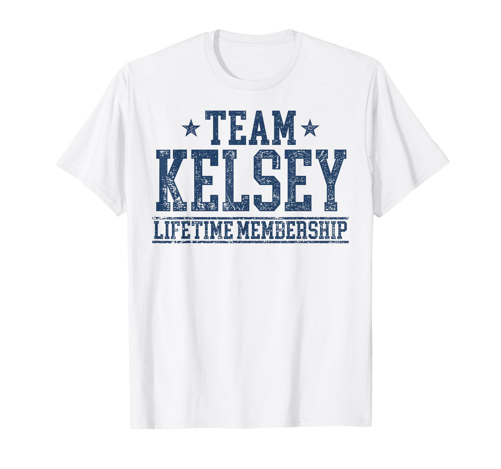 Team Kelsey Lifetime Member T-Shirt - Trendy Graphic for Adults - T-Shirt, Sweatshirt, Hoodie