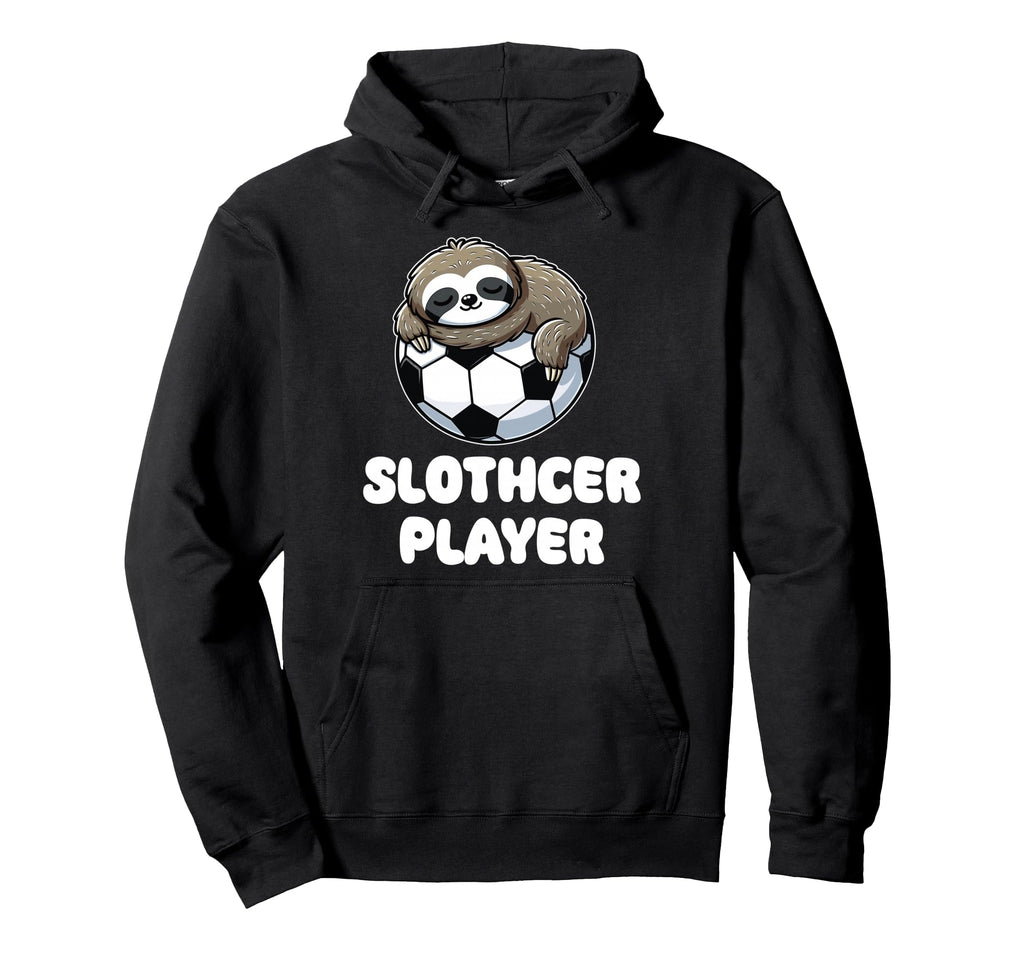 Funny Sloth Soccer Player Slothcer Lover Hoodie - Novelty Apparel Unisex - T-Shirt, Sweatshirt, Hoodie