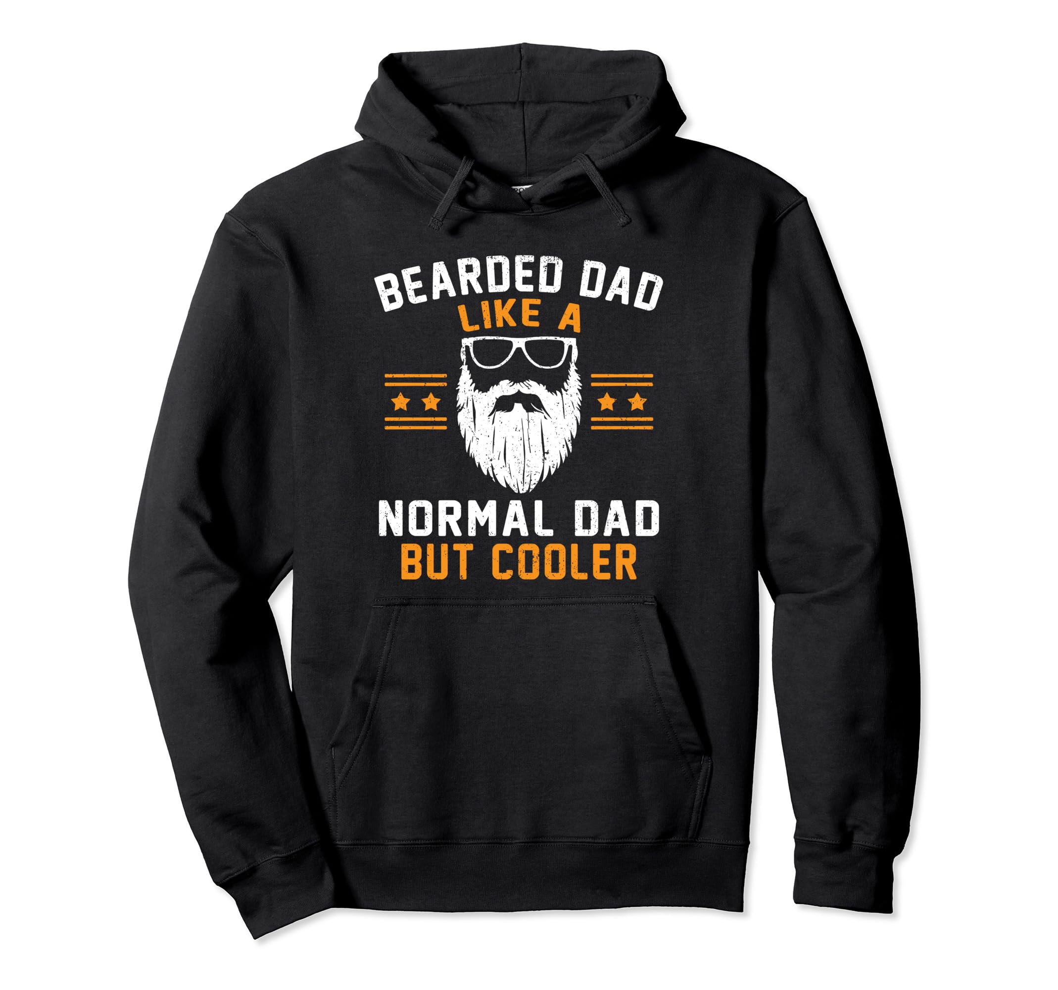 Cooler Bearded Dad Funny Beard Lover Hoodie - Fun Novelty Design Unisex - T-Shirt, Sweatshirt, Hoodie