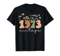 50 Years Old 1973 50Th Birthday Wildflower T-Shirt - Unique Graphic Unisex - T-Shirt, Sweatshirt, Hoodie