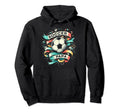 Soccer Papa Family Matching Dad Fathers Hoodie - Graphic Print for Adults - T-Shirt, Sweatshirt, Hoodie