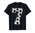 7Th Birthday Party 7 Year Old Soccer T-Shirt - Aesthetic Graphic Men Women - T-Shirt, Sweatshirt, Hoodie