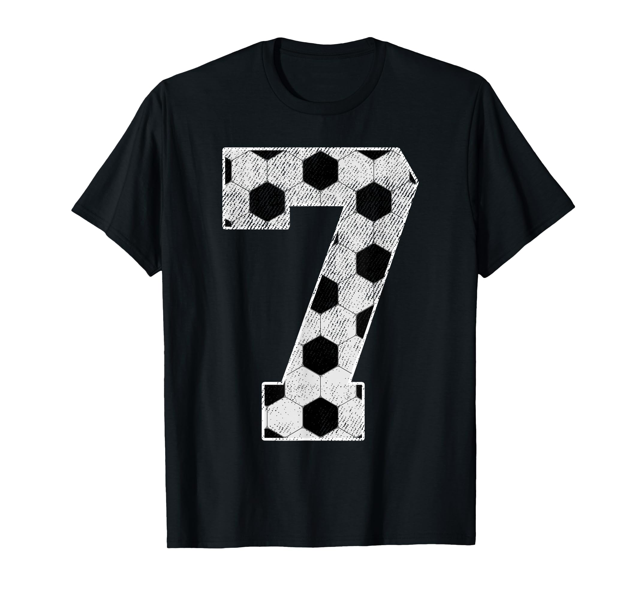 7Th Birthday Party 7 Year Old Soccer T-Shirt - Aesthetic Graphic Men Women - T-Shirt, Sweatshirt, Hoodie