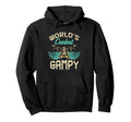 Worlds Coolest Gampy Motorcycle Fathers Day Hoodie - Graphic Print Unisex - T-Shirt, Sweatshirt, Hoodie