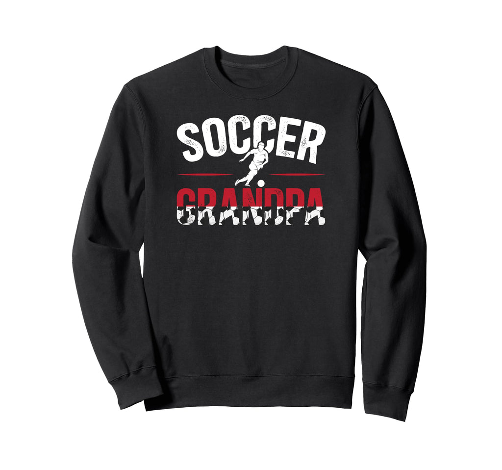 Soccer Grandpa Proud Grandpa Soccer Sweatshirt - Graphic Print Men Women - T-Shirt, Sweatshirt, Hoodie
