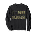 Best Uncle Ever Us American Flag Sweatshirt - Trendy Graphic for Adults - T-Shirt, Sweatshirt, Hoodie