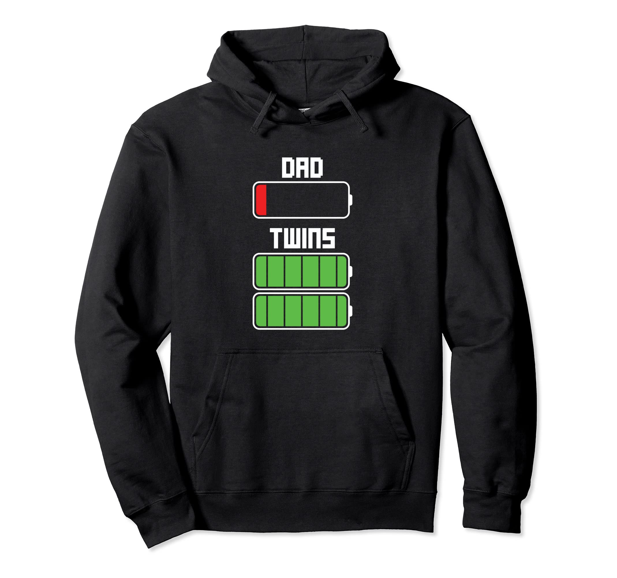 Dad Funny Fully Fathers Day Charge Hoodie - Minimalist Print Men Women - T-Shirt, Sweatshirt, Hoodie