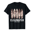 Clearwater Beach Florida Surfboard T-Shirt - Minimalist Print for Adults - T-Shirt, Sweatshirt, Hoodie