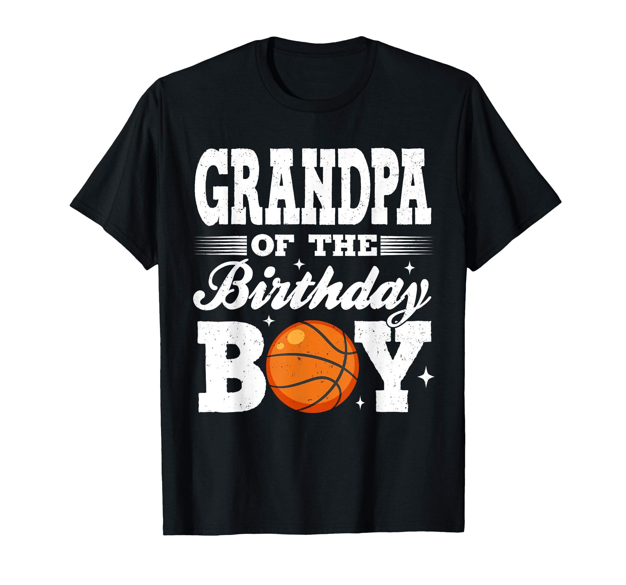 Grandpa Birthday Basketball Matching T-Shirt - Custom Art Print Unisex - T-Shirt, Sweatshirt, Hoodie