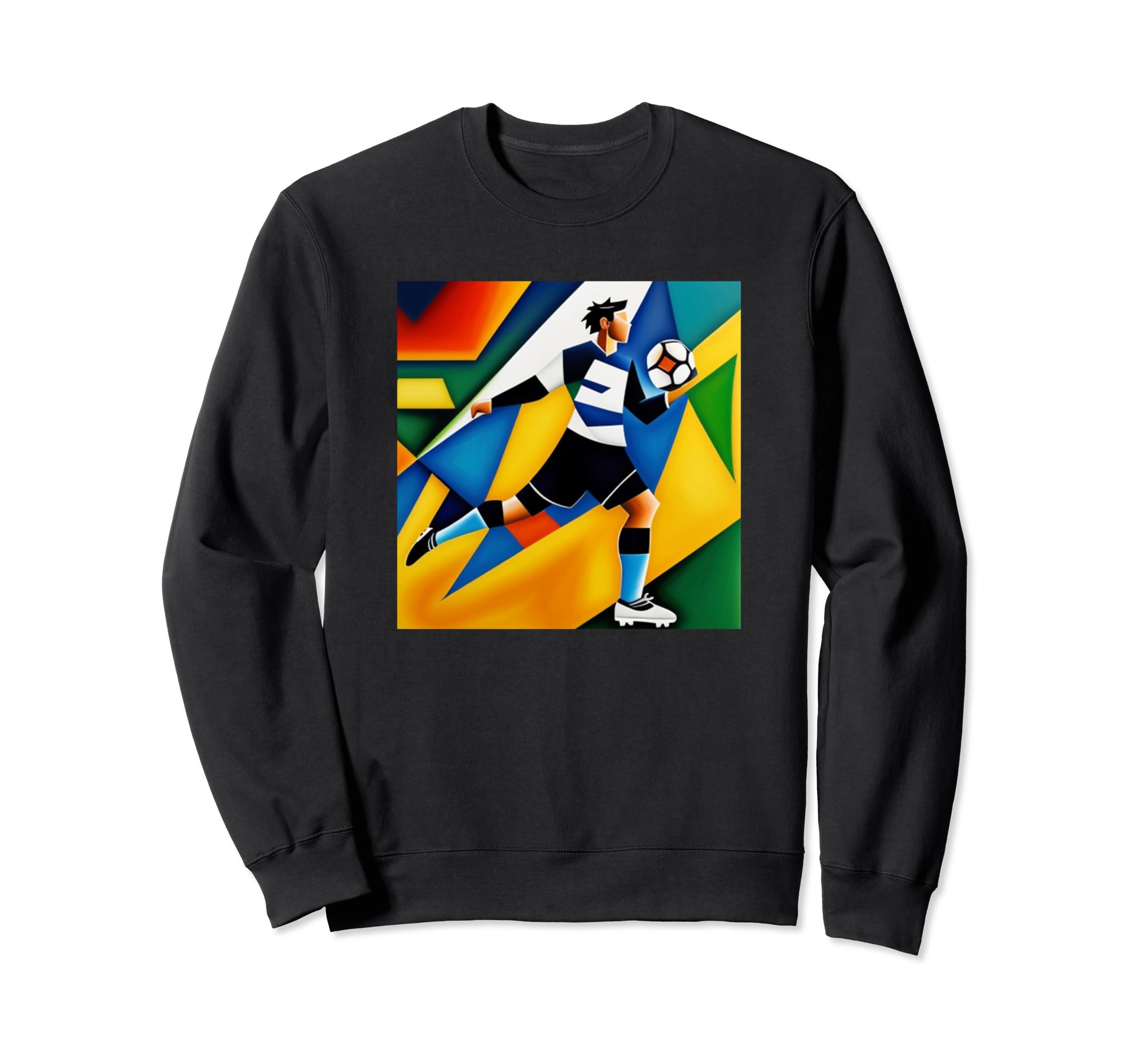 Soccer Player Motif Team Sport Sweatshirt - Graphic Print Men Women - T-Shirt, Sweatshirt, Hoodie